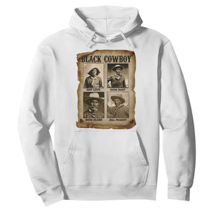 Black Cowboy Hoodie African American Legendary Cowboys Black History TS09 White Print Your Wear