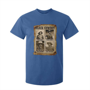 Black Cowboy T Shirt For Kid African American Legendary Cowboys Black History TS09 Royal Blue Print Your Wear