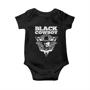 African American Cowboy Black History Baby Onesie TS09 Black Print Your Wear