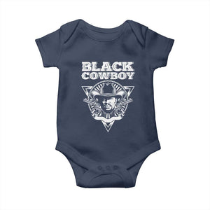 African American Cowboy Black History Baby Onesie TS09 Navy Print Your Wear