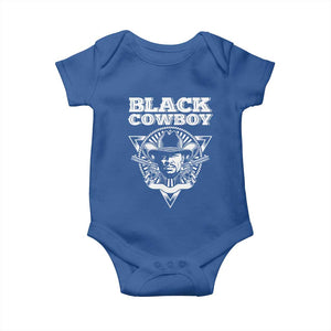 African American Cowboy Black History Baby Onesie TS09 Royal Blue Print Your Wear