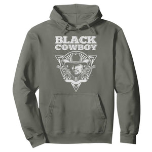 African American Cowboy Black History Hoodie TS09 Military Green Print Your Wear