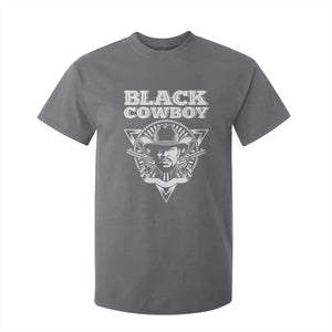 African American Cowboy Black History T Shirt For Kid TS09 Charcoal Print Your Wear