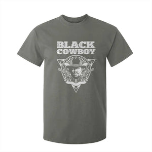 African American Cowboy Black History T Shirt For Kid TS09 Military Green Print Your Wear