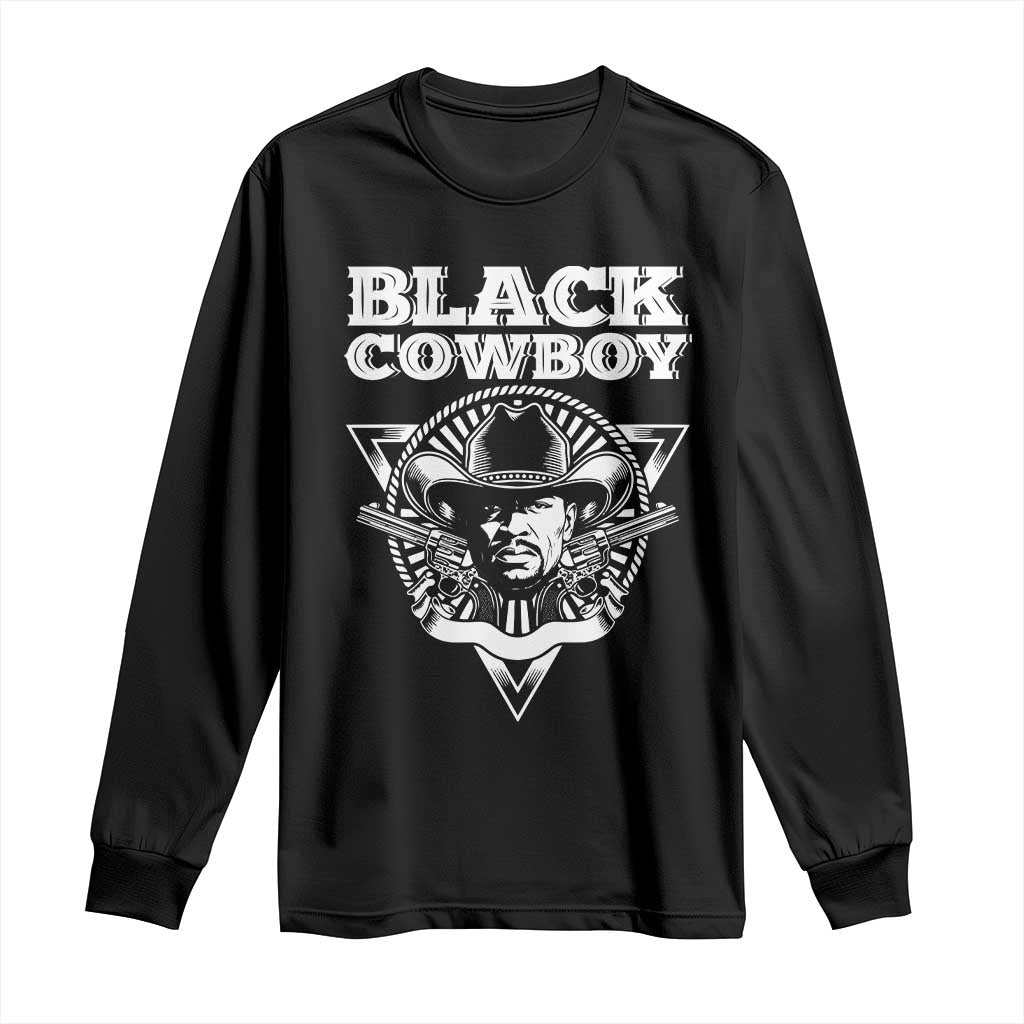 African American Cowboy Black History Long Sleeve Shirt TS09 Black Print Your Wear