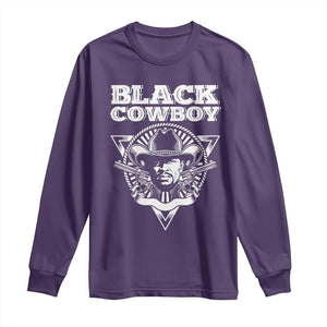 African American Cowboy Black History Long Sleeve Shirt TS09 Purple Print Your Wear