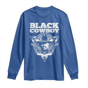 African American Cowboy Black History Long Sleeve Shirt TS09 Royal Blue Print Your Wear