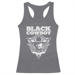 African American Cowboy Black History Racerback Tank Top TS09 Charcoal Print Your Wear