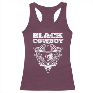 African American Cowboy Black History Racerback Tank Top TS09 Maroon Print Your Wear