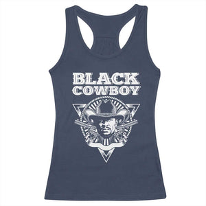 African American Cowboy Black History Racerback Tank Top TS09 Navy Print Your Wear