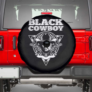 African American Cowboy Black History Spare Tire Cover TS09 Black Print Your Wear