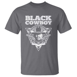 African American Cowboy Black History T Shirt TS09 Charcoal Print Your Wear