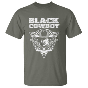 African American Cowboy Black History T Shirt TS09 Military Green Print Your Wear