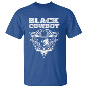 African American Cowboy Black History T Shirt TS09 Royal Blue Print Your Wear