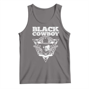 African American Cowboy Black History Tank Top TS09 Deep Heather Print Your Wear