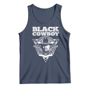 African American Cowboy Black History Tank Top TS09 Navy Print Your Wear