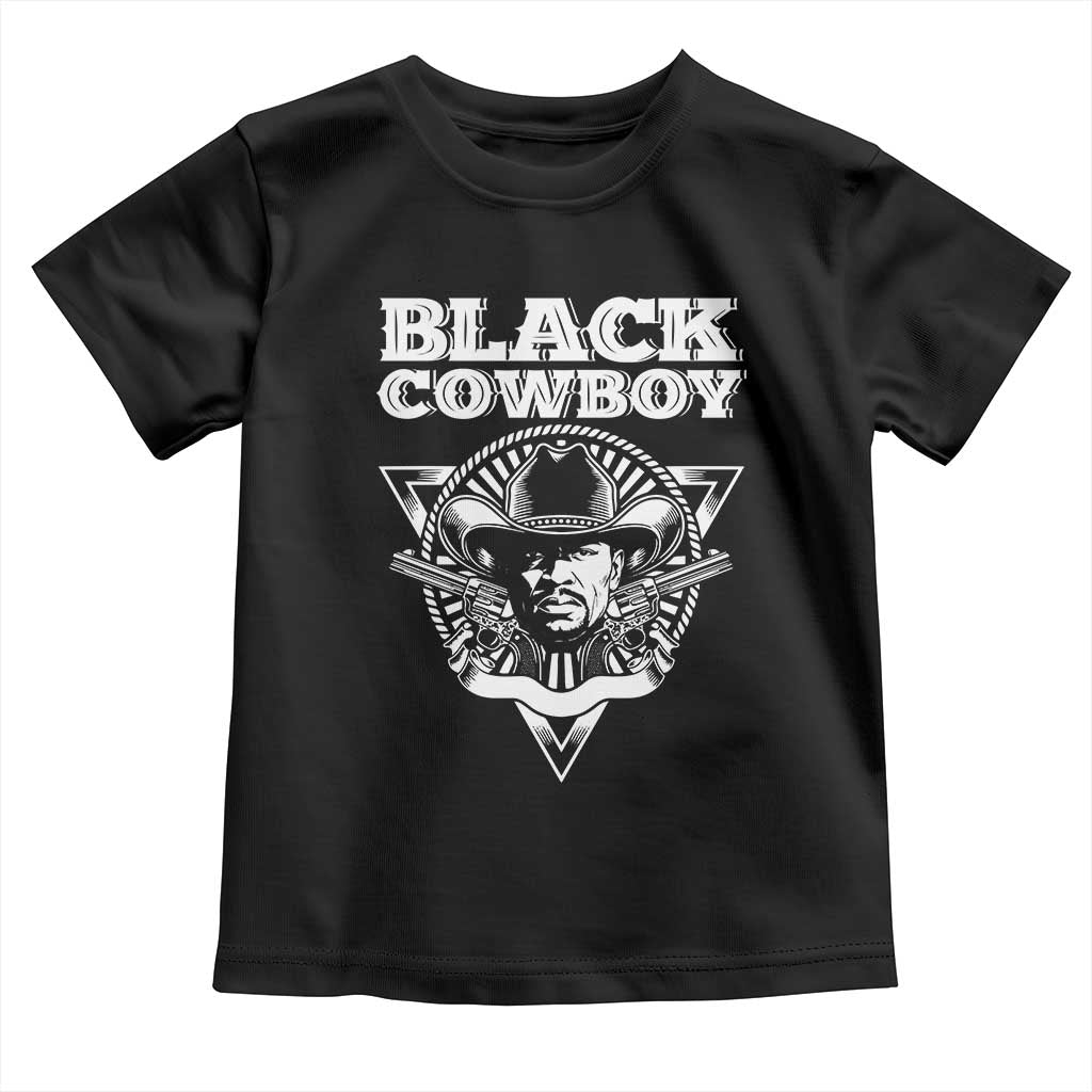 African American Cowboy Black History Toddler T Shirt TS09 Black Print Your Wear