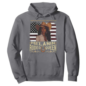 Black Cowgirl Hoodie Melanin Rodeo Queen African American TS09 Charcoal Print Your Wear