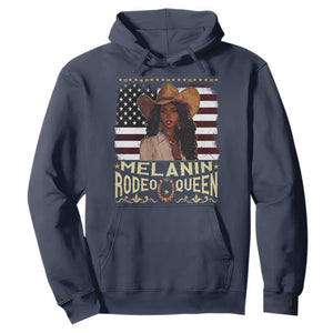 Black Cowgirl Hoodie Melanin Rodeo Queen African American TS09 Navy Print Your Wear