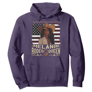 Black Cowgirl Hoodie Melanin Rodeo Queen African American TS09 Purple Print Your Wear