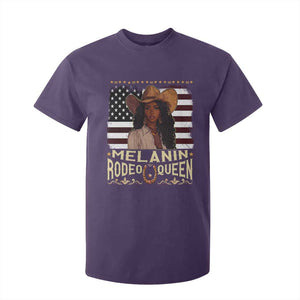 Black Cowgirl T Shirt For Kid Melanin Rodeo Queen African American TS09 Purple Print Your Wear