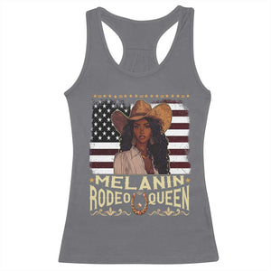 Black Cowgirl Racerback Tank Top Melanin Rodeo Queen African American TS09 Charcoal Print Your Wear