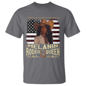 Black Cowgirl T Shirt Melanin Rodeo Queen African American TS09 Charcoal Print Your Wear