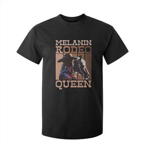 African American Cowgirl T Shirt For Kid Melanin Rodeo Queen TS09 Black Print Your Wear