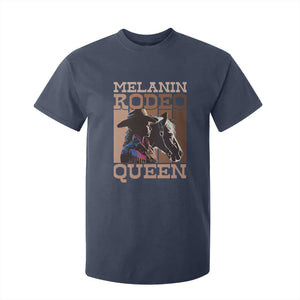 African American Cowgirl T Shirt For Kid Melanin Rodeo Queen TS09 Navy Print Your Wear