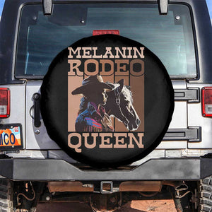 African American Cowgirl Spare Tire Cover Melanin Rodeo Queen TS09 No hole Black Print Your Wear