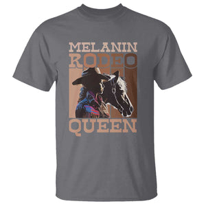 African American Cowgirl T Shirt Melanin Rodeo Queen TS09 Charcoal Print Your Wear