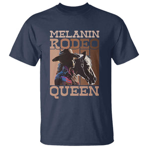 African American Cowgirl T Shirt Melanin Rodeo Queen TS09 Navy Print Your Wear