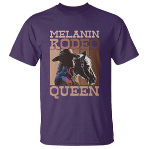 African American Cowgirl T Shirt Melanin Rodeo Queen TS09 Purple Print Your Wear