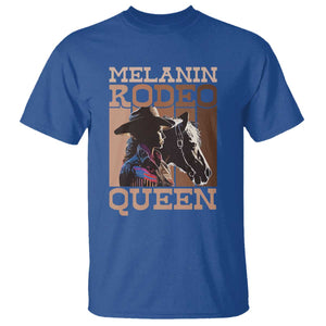 African American Cowgirl T Shirt Melanin Rodeo Queen TS09 Royal Blue Print Your Wear