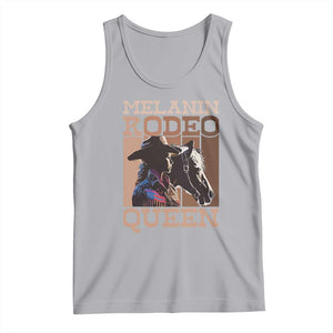 African American Cowgirl Tank Top Melanin Rodeo Queen TS09 Athletic Heather Print Your Wear