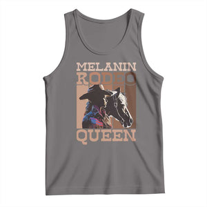 African American Cowgirl Tank Top Melanin Rodeo Queen TS09 Deep Heather Print Your Wear