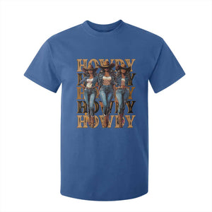 Black Cowgirl T Shirt For Kid Howdy Melanin Rodeo Queen TS09 Royal Blue Print Your Wear