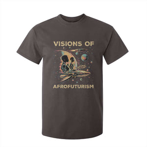 Visions Of Afrofuturism African American T Shirt For Kid Black History And Future TS09 Dark Chocolate Print Your Wear