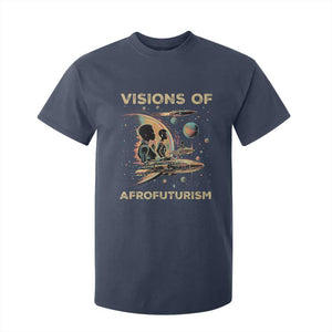 Visions Of Afrofuturism African American T Shirt For Kid Black History And Future TS09 Navy Print Your Wear