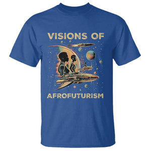 Visions Of Afrofuturism African American T Shirt Black History And Future TS09 Royal Blue Print Your Wear