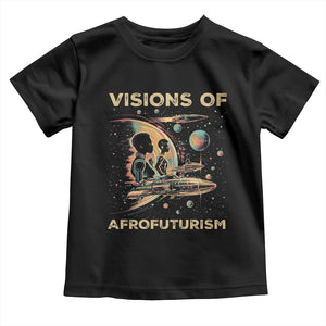 Visions Of Afrofuturism African American Toddler T Shirt Black History And Future TS09 Black Print Your Wear