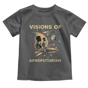 Visions Of Afrofuturism African American Toddler T Shirt Black History And Future TS09 Dark Heather Print Your Wear