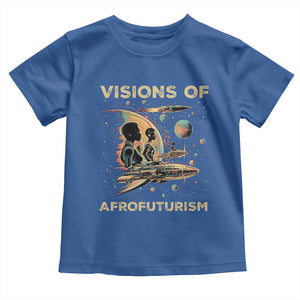 Visions Of Afrofuturism African American Toddler T Shirt Black History And Future TS09 Royal Blue Print Your Wear