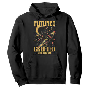 Afrofuturism African American Hoodie Futures Crafted With Culture TS09 Black Print Your Wear