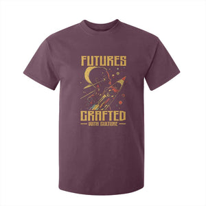 Afrofuturism African American T Shirt For Kid Futures Crafted With Culture TS09 Maroon Print Your Wear