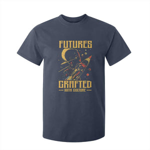 Afrofuturism African American T Shirt For Kid Futures Crafted With Culture TS09 Navy Print Your Wear