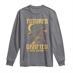 Afrofuturism African American Long Sleeve Shirt Futures Crafted With Culture TS09 Charcoal Print Your Wear