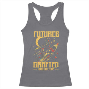 Afrofuturism African American Racerback Tank Top Futures Crafted With Culture TS09 Charcoal Print Your Wear