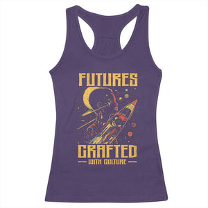 Afrofuturism African American Racerback Tank Top Futures Crafted With Culture TS09 Purple Print Your Wear