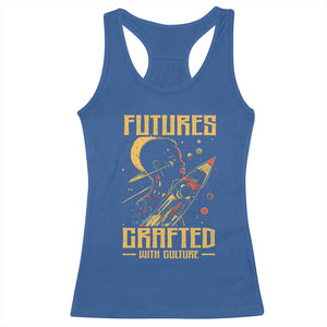 Afrofuturism African American Racerback Tank Top Futures Crafted With Culture TS09 Royal Blue Print Your Wear